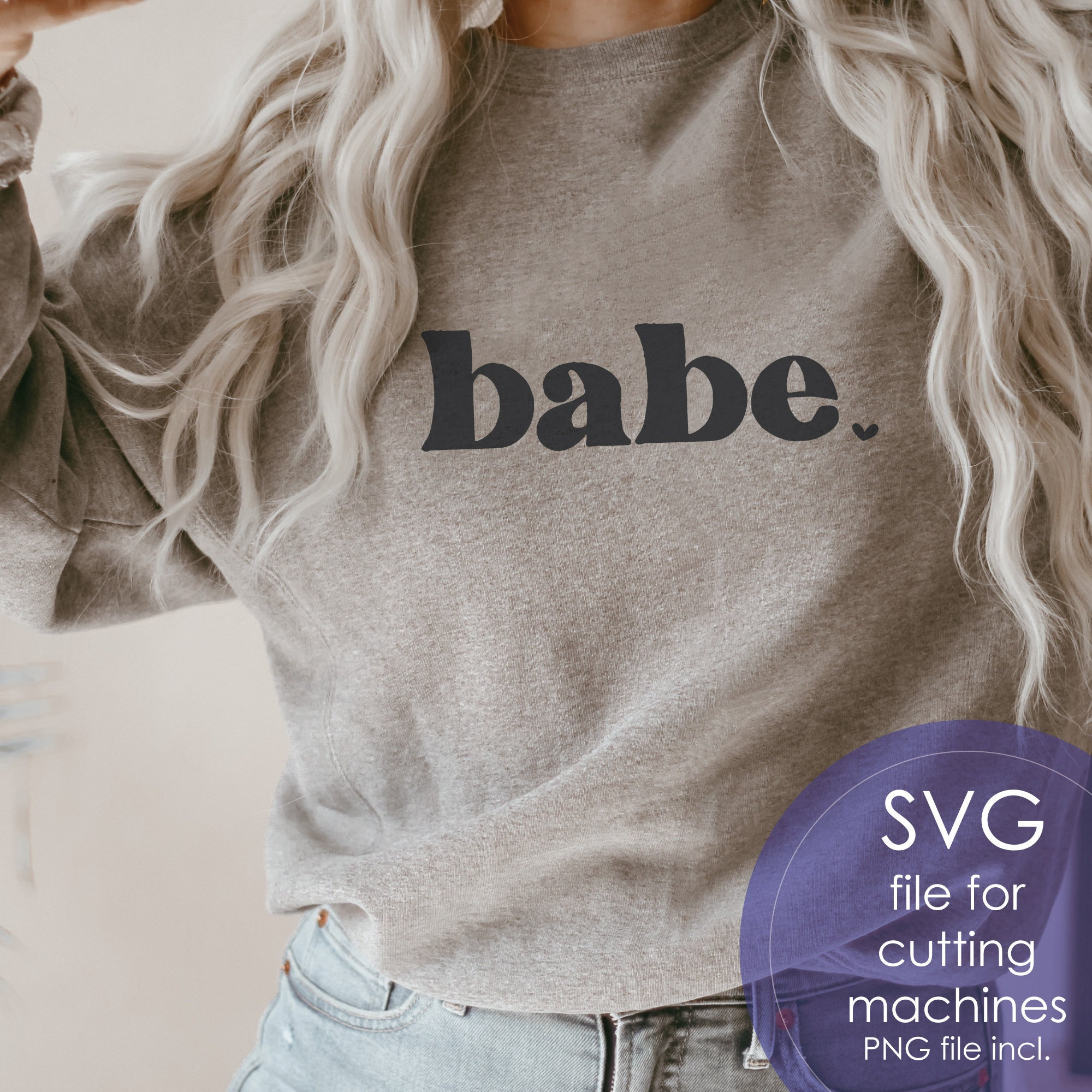Babe Svg Girl Shirt SVG Boho Svg Trendy Women's Shirt Etsy
