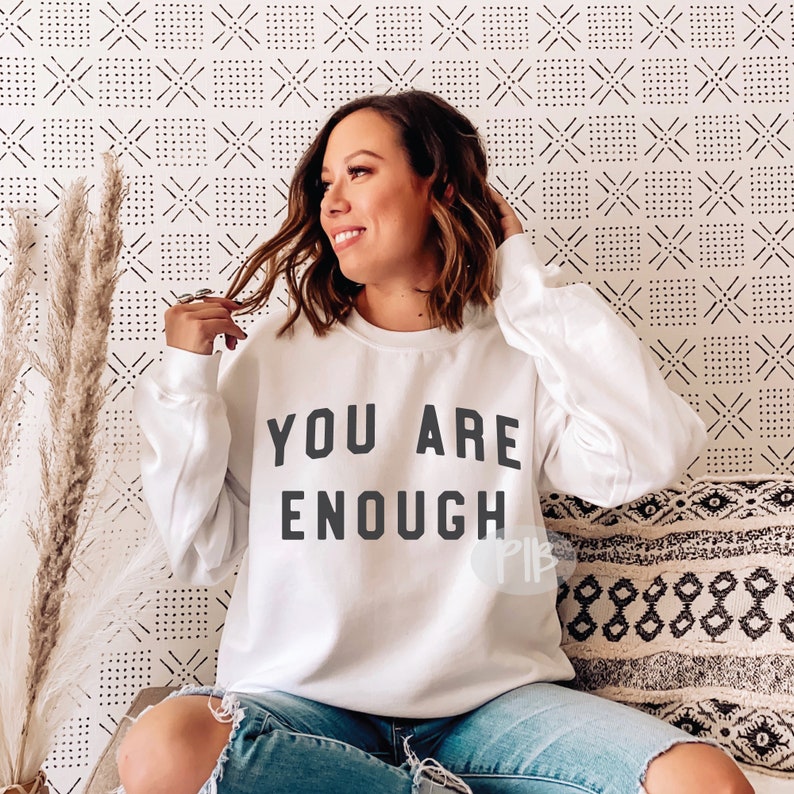 You Are Enough SVG Mental Health Awareness Svg Women's - Etsy