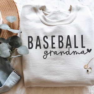 Abuela de béisbol SVG PNG / Nietos / Temporada de béisbol / Deportes svg / Sublimación / Archivo de corte digital para Cricut