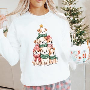 Puppy's first christmas sweater hotsell