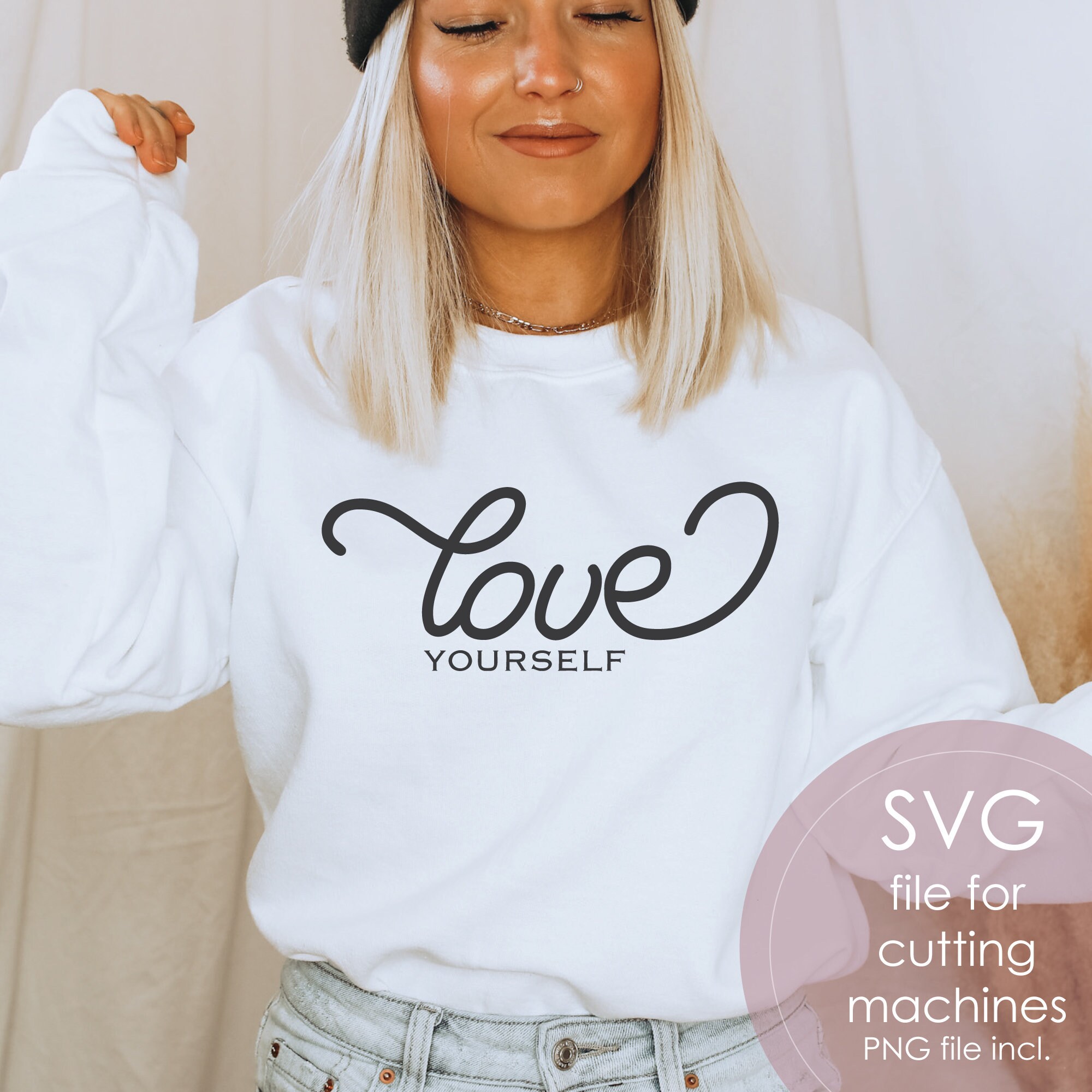 Download Love Yourself svg Positive SVG Choose Joy Svg Cut Files | Etsy