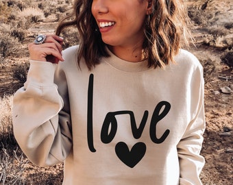 Love Heart SVG: Valentine's Day Shirt Design (Digital Download)