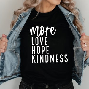 Love Hope Kindness SVG: Inspirational Cricut Cut File (Digital Download)