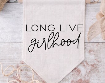 SVG "Larga vida a la niñez": Camiseta para hija, letrero para dormitorio (archivo de corte digital)