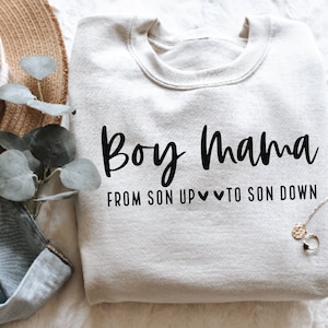 Boy Mama SVG PNG, From Son Up To Son Down Svg, Mom Of Boys svg, Funny Mom Shirt Svg, Mother's Day Gift svg, Cricut, Sublimation