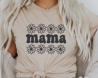 Mama Daisies SVG: Mom Shirt Cut File (Digital Download)