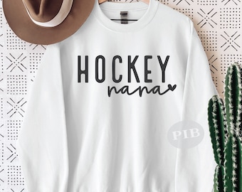 Hockey Nana SVG: Sports Lover Grandma Design (Digital Cut File)