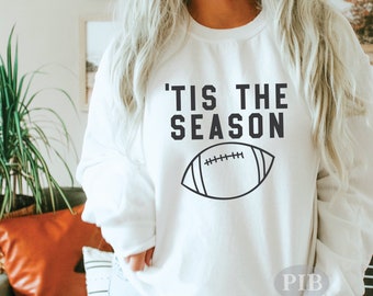Football Game Day SVG PNG, Football svg, 'Tis The Season svg, Sublimation Digital File, Fall Sports Digital Cut File For Cricut