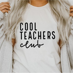 Cool Teachers Club SVG PNG File, Back To School Svg, Teacher Shirt Gift Idea, Teacher Appreciation Mug Svg, Teacher Quote Svg, Cricut