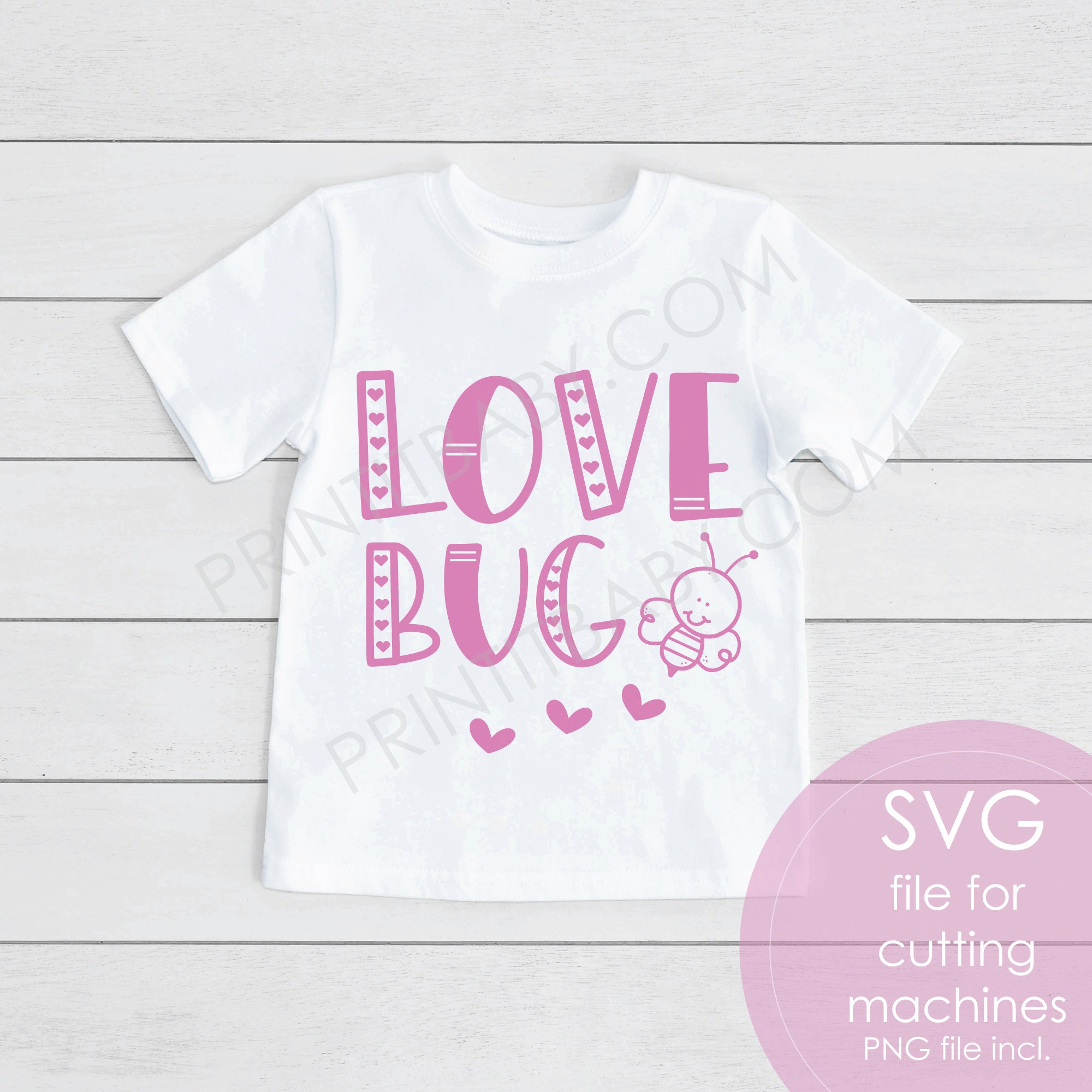 Love Bug SVG: Kid's Valentine's Day Cut File (digital Download) - Etsy