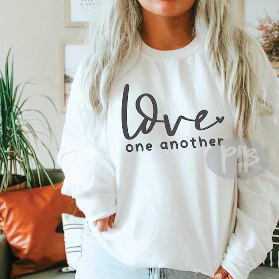Love One Another SVG: Valentine's Day Cut File (Digital Download)