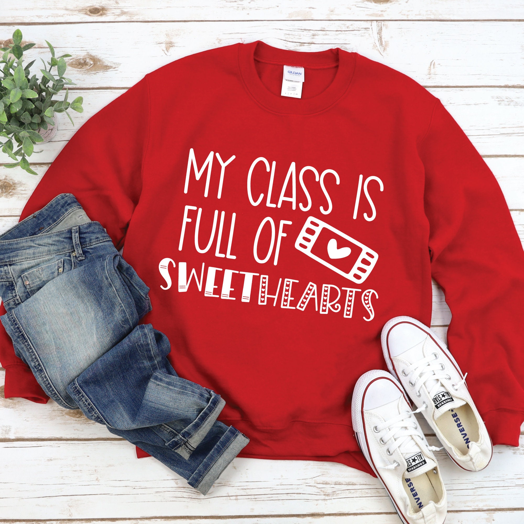 My Class is Full of Sweethearts SVG Teacher Valentine's - Etsy