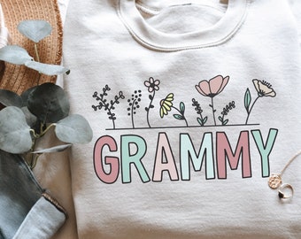 Grammy, Grandma PNG, Sublimation Design File, Mom PNG, Mother's Day Gift, Grandma T-Shirt File, Screen Print Transfer, Digital Download