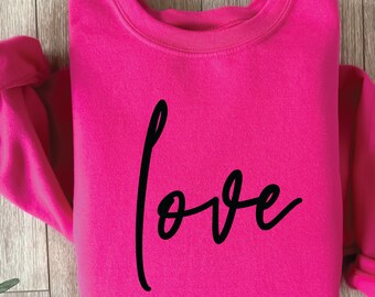 Love SVG: Valentine's Day Shirt Design (Digital Download)