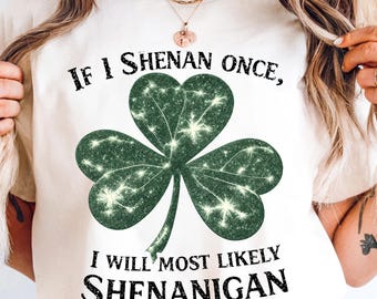 Lustiges St Patricks Day Shenanigans Design PNG (Digital Download)
