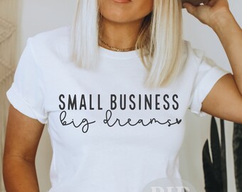 Kleine Unternehmen Große Träume SVG: Boss Babe Cricut Cut Datei (Digitaler Download)