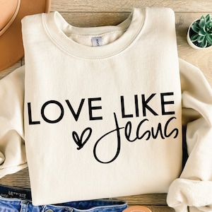 Liebe wie Jesus SVG PNG, Religiöses Ostersocke, Religiöses SVG
