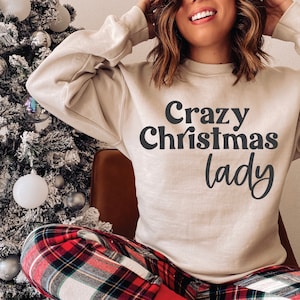 Verrückte Weihnachtsdame SVG PNG | Weihnachten Urlaub Shirt SVG | Weihnachtsmann | Winter-Zeichen-Zitat-Schnitt-Datei | Kaffeetasse SVG | Sublimationsdruck | Cricut