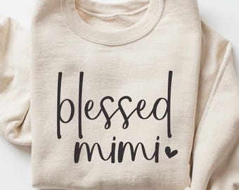 Blessed Mimi Svg Png Files: Grandma Shirt Design (Digital Download)