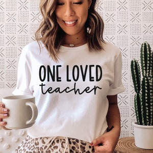 Ein geliebter Lehrer SVG PNG | Lehrer Geschenk | Bestes Lehrer-Shirt | Lehrer Wertschätzung | Sublimationsdruck | Schnittdateien Cricut