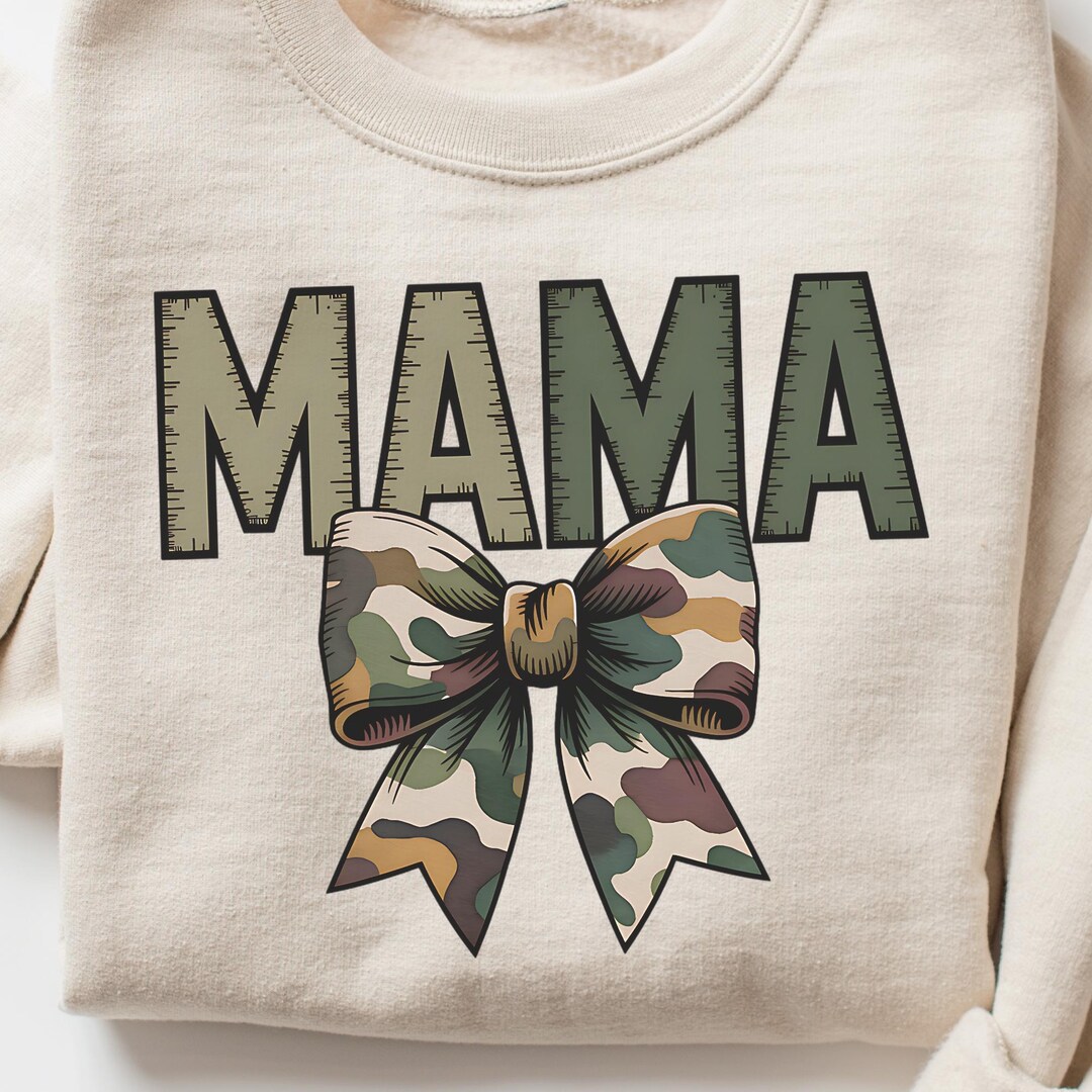 Mama Camo Coquette Bow PNG, Old School Camo Png, Girls Camo Bow Png ...
