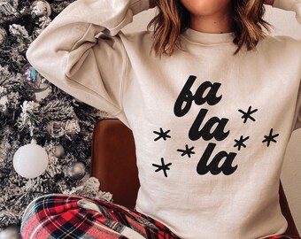 Fa La La SVG: Christmas Holiday Shirt Cut File (Digital Download)