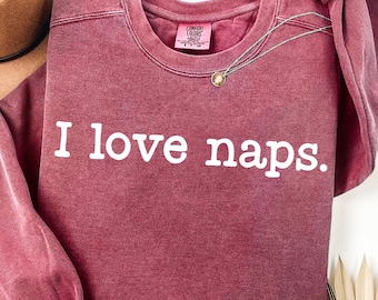 I Love Naps SVG PNG – Funny Introvert Design (Digital Download)