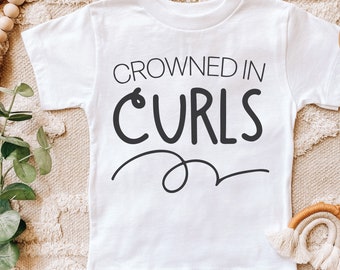 Crowned In Curls SVG: Curly Hair Design, Cricut & Silhouette (Digital Download)