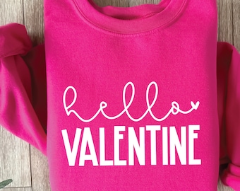 Hello Valentine SVG: Teacher Valentine PNG, Cricut Cut File (Digital Download)