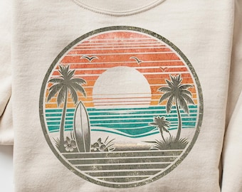 Tropisch strandshirt, png-bestand: zomervakantie-sublimatieontwerp (digitale download)