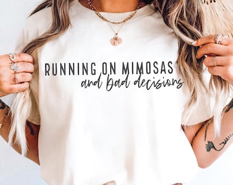Mimosas & Bad Decisions SVG: Funny Brunch Design (Digital Download)