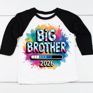 Big Brother Carregando 2026 PNG Sublimação, Design de Anúncio de Gravidez, Download Digital, Camiseta Big Brother Futuro PNG