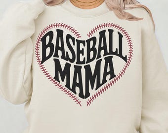 Baseball Mama PNG Design: Sports Game Day Clip Art (Digital Download)
