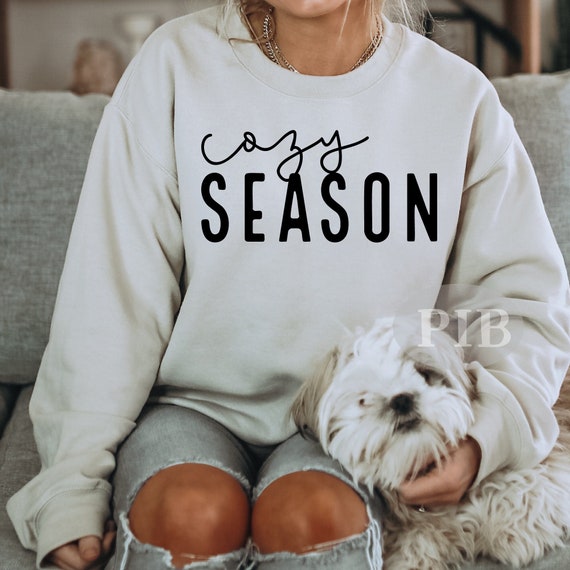 Cozy Season SVG PNG | Fall, Winter Shirt Ideas | Holiday | Christmas | Thanksgiving | Sublimation | Cricut Cut File | Instant Download