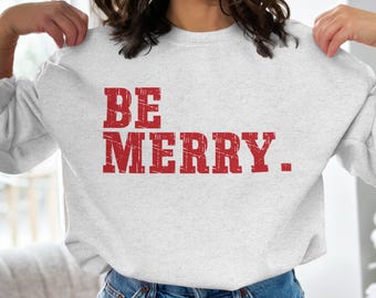 Be Merry Christmas Sublimation PNG File (Digital Download)