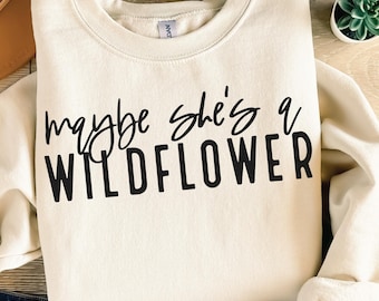 Wildflower SVG PNG, Boho Shirt Design, Mother's Day (Digital Download)