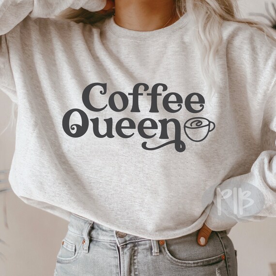 Coffee Queen svg Coffee Lover svg Funny Coffee svg Mom Life | Etsy