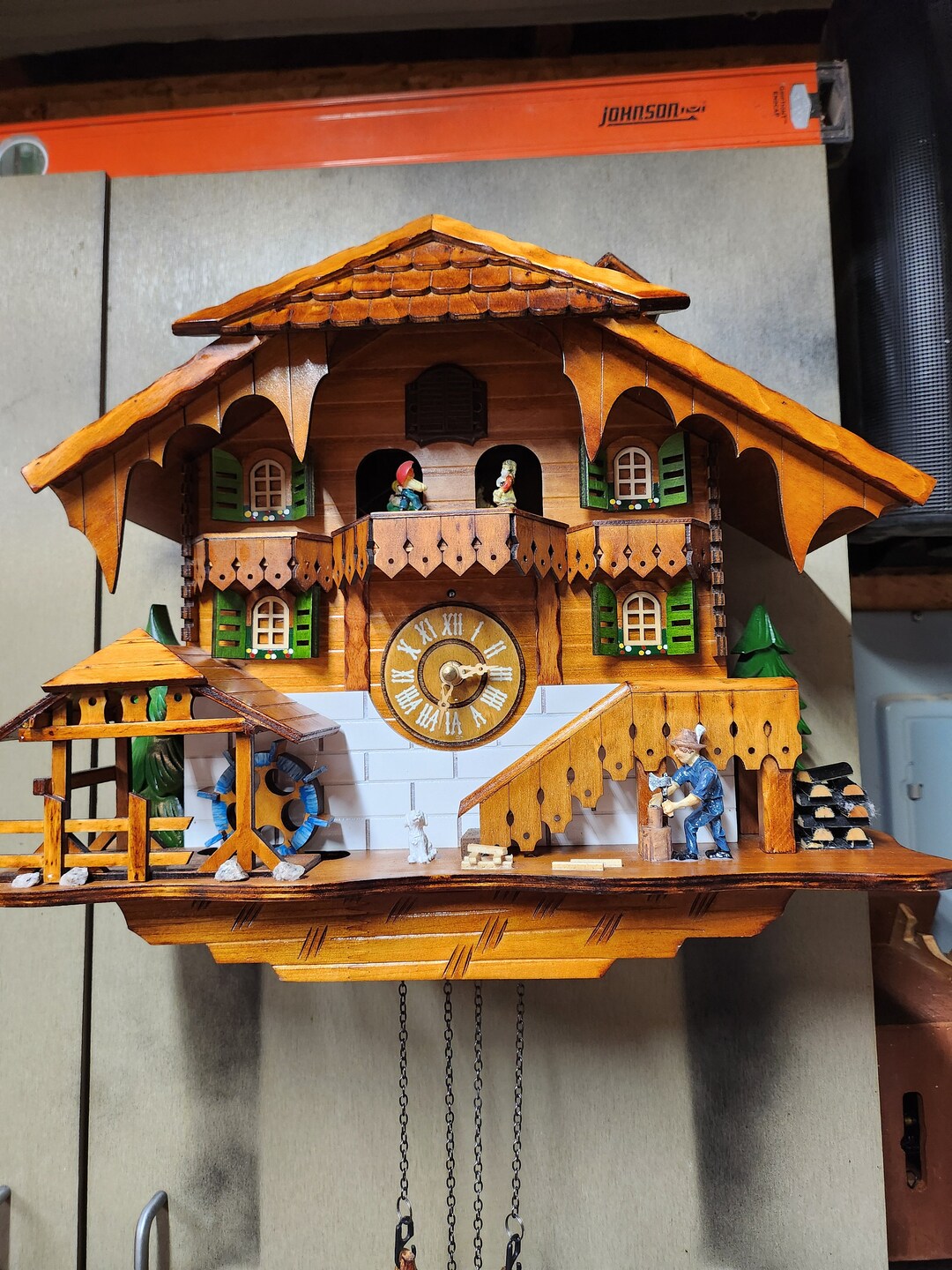 German Made Battery Operated Cuckoo Clock Etsy