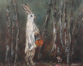 Halloween Hare Print
