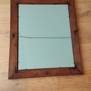 Miroir Vintage rectangulaire en bois doré image 7