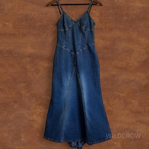 Moda Denim Dress - Etsy