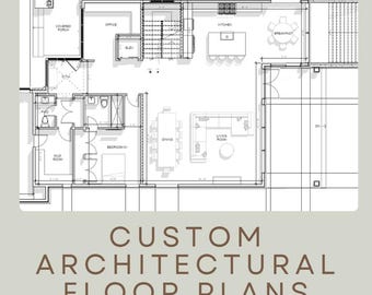 Custom Floor Plan Design: Architectural Drafting (PDF File, Under 1200 sqft.)