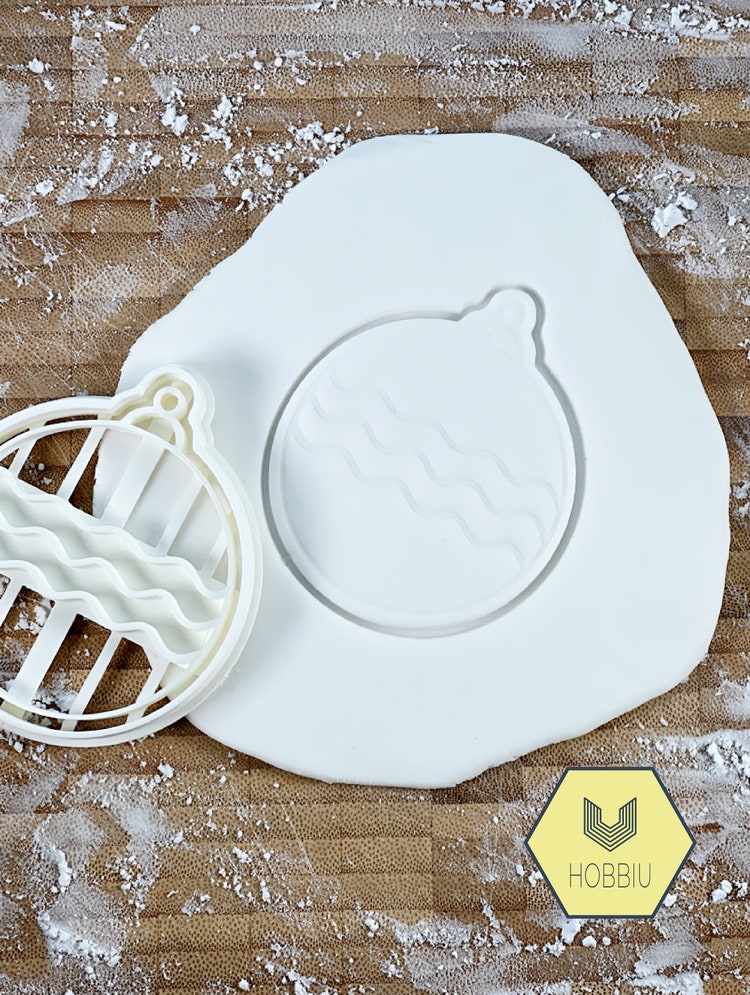 Christmas Bauble Medium Cookie Cutter Clay Cutter Fruit Cutter Christmas Bauble Medium Cookie Cutter Clay Cutter Fruit Cutter