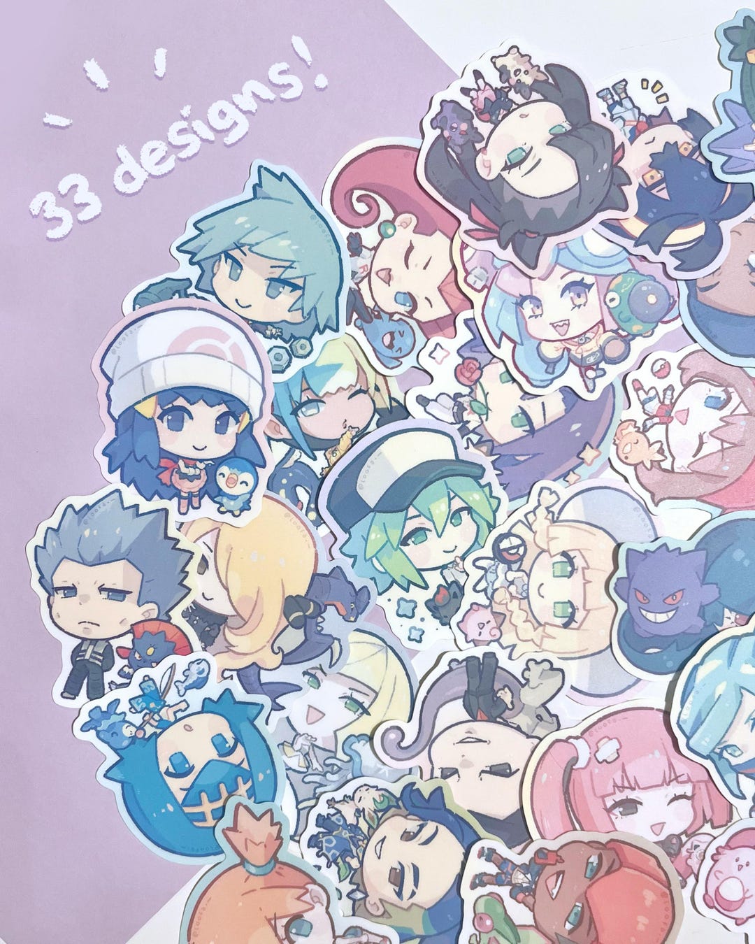 Poké Trainers - Matte Vinyl Stickers - Etsy