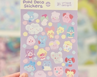 Poké-Babies - Deco Sticker Sheet
