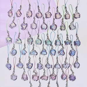 Mini Poké Buds – zawieszki do telefonów z żywicy epoksydowej