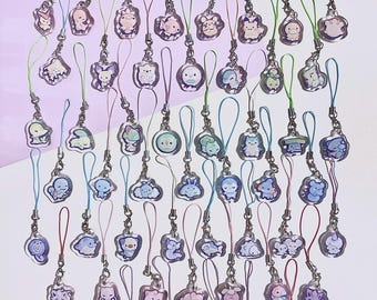 Mini Poké Buds - Epoxy Phone Charms