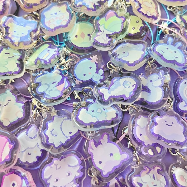 Mini Poké Buds - Epoxy Phone Charms