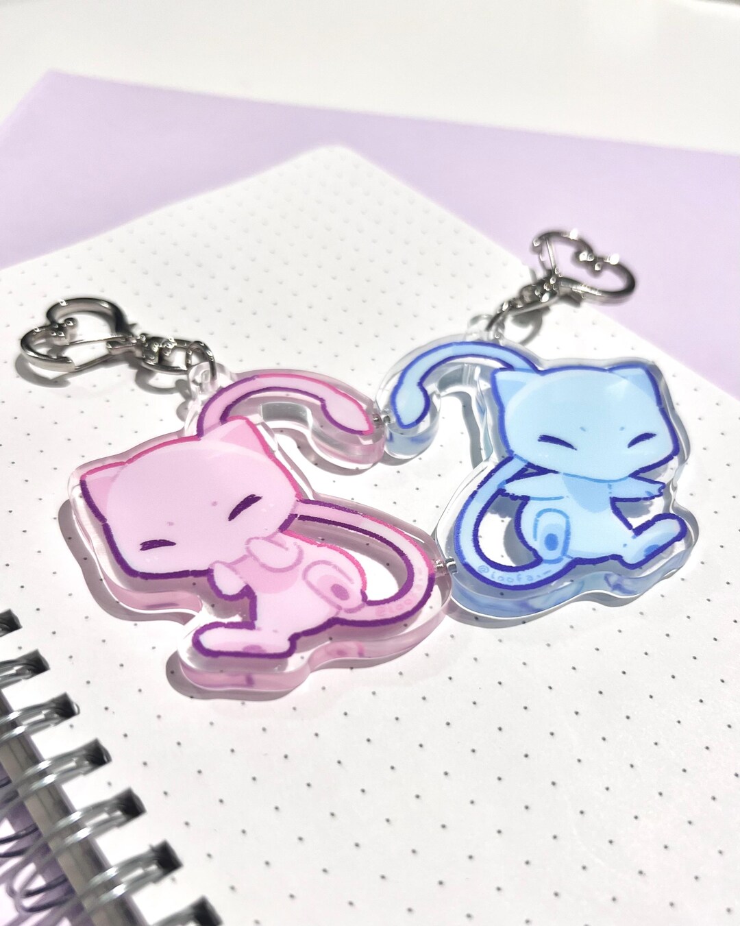 Miao Heart - Matching Magnetic Keychains - Etsy