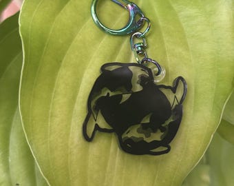 Koi Fish Borderless Acrylic Charm